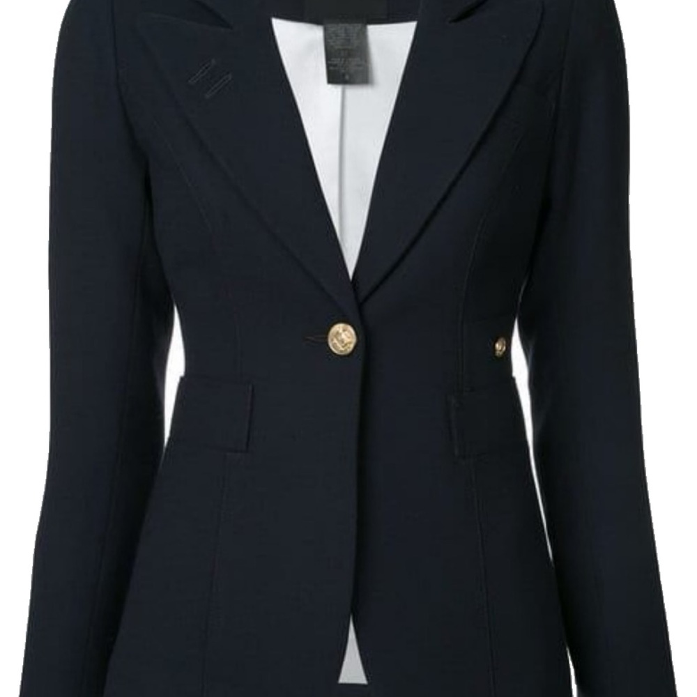 Smythe Duchess Wool Blazer in Navy
